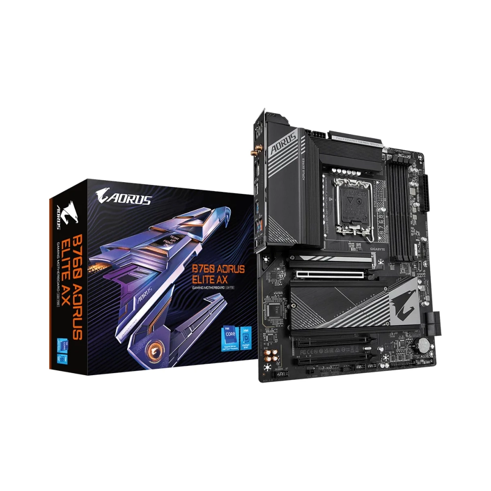 gigabyte b760 aorus elite ax rev 10 intel lga 1700 intel celeron intel core i3 intel core i5 intel core i7 intel core i9 lga 1700 ddr5 sdram 128 gb