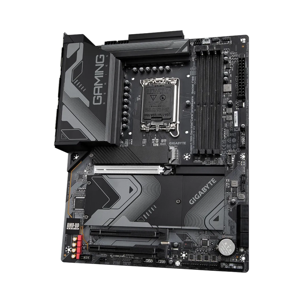 gigabyte z790 gaming x ax motherboard supports intel core 14th cpus 1612 phases digital vrm up to 7600mhz ddr5 4xpcie 40 m2 wi fi 6e 25gbe lan usb 32 gen 2 intel lga 1700 intel celeron intel core i3 intel core i5 intel core i7 intel core i9 lga 1700 192 gb ddr5 sdram
