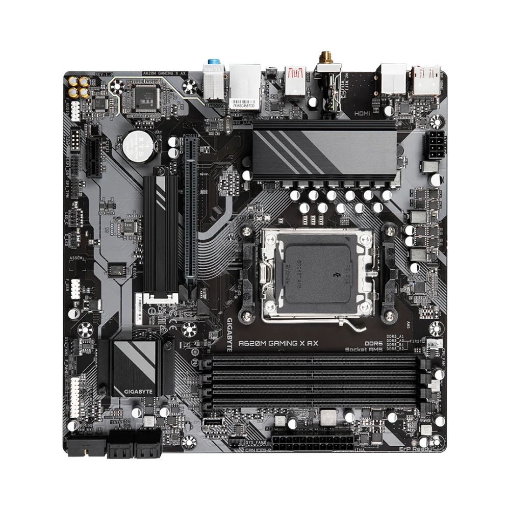 gigabyte a620m gaming x ax amd socket am5 amd ryzen 5 2nd generation amd ryzen 5 3rd generation amd ryzen 5 amd ryzen 5 5th gen socket am5 ddr5 sdram 192 gb