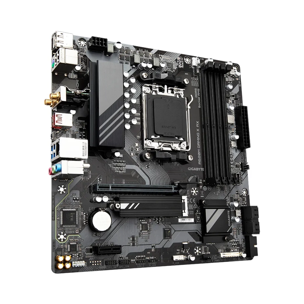 gigabyte a620m gaming x ax amd socket am5 amd ryzen 5 2nd generation amd ryzen 5 3rd generation amd ryzen 5 amd ryzen 5 5th gen socket am5 ddr5 sdram 192 gb