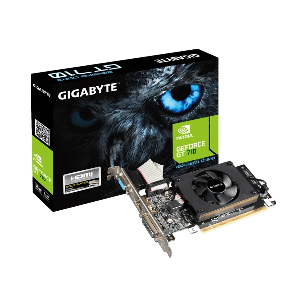 gigabyte gv n710d3 2gl geforce gt 710 2 gb gddr3 64 bit 4096 x 2160 pixels pci express 20