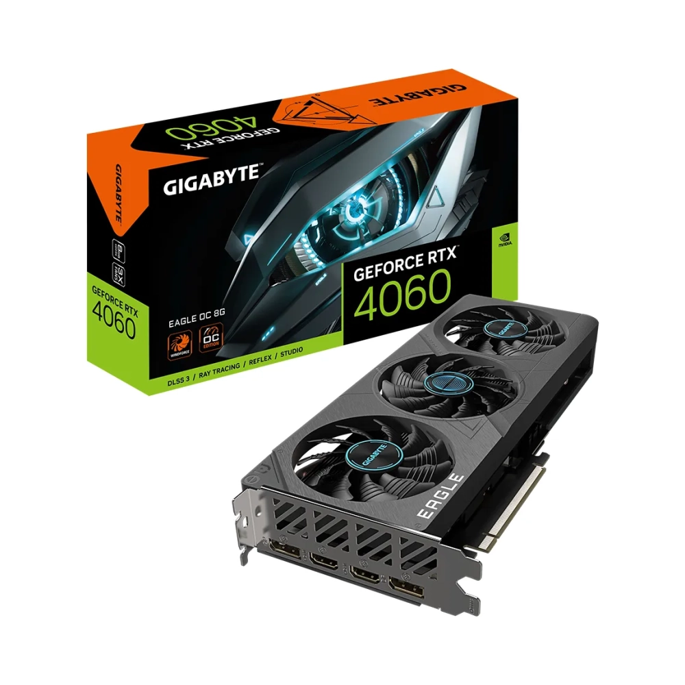 gigabyte geforce rtx 4060 eagle oc 8g geforce rtx 4060 8 gb gddr6 128 bit 7680 x 4320 pixels pci express 40