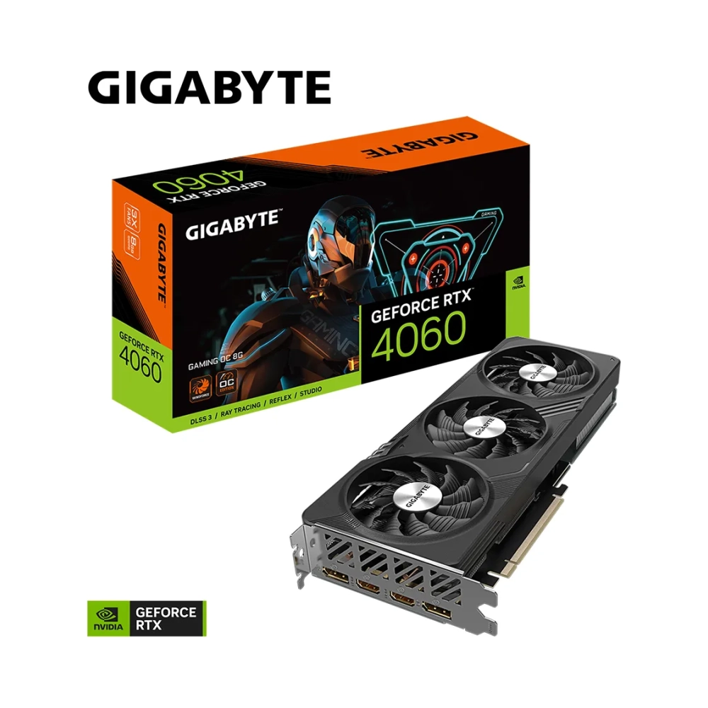 gigabyte geforce rtx 4060 gaming oc 8g geforce rtx 4060 8 gb gddr6 128 bit 7680 x 4320 pixels pci express 40