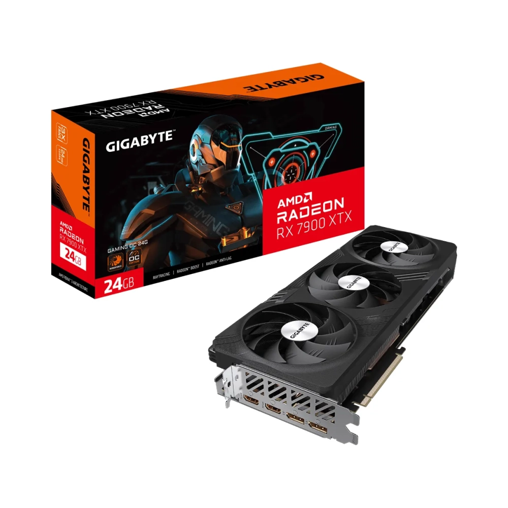 gigabyte radeon rx 7900 xtx gaming oc 24g radeon rx 7900 xtx 24 gb gddr6 384 bit 7680 x 4320 pixels pci express 40