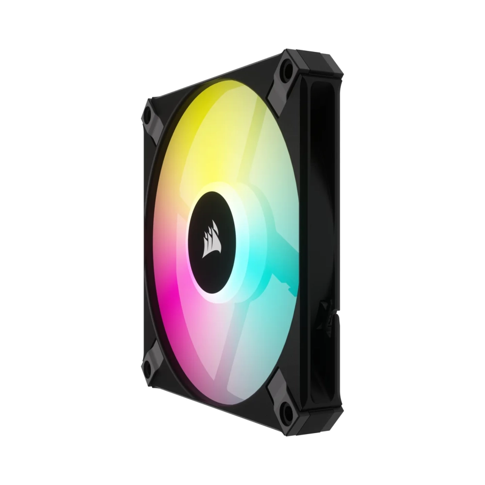 corsair icue af120 rgb slim 120mm pwm fluid dynamic bearing fan black