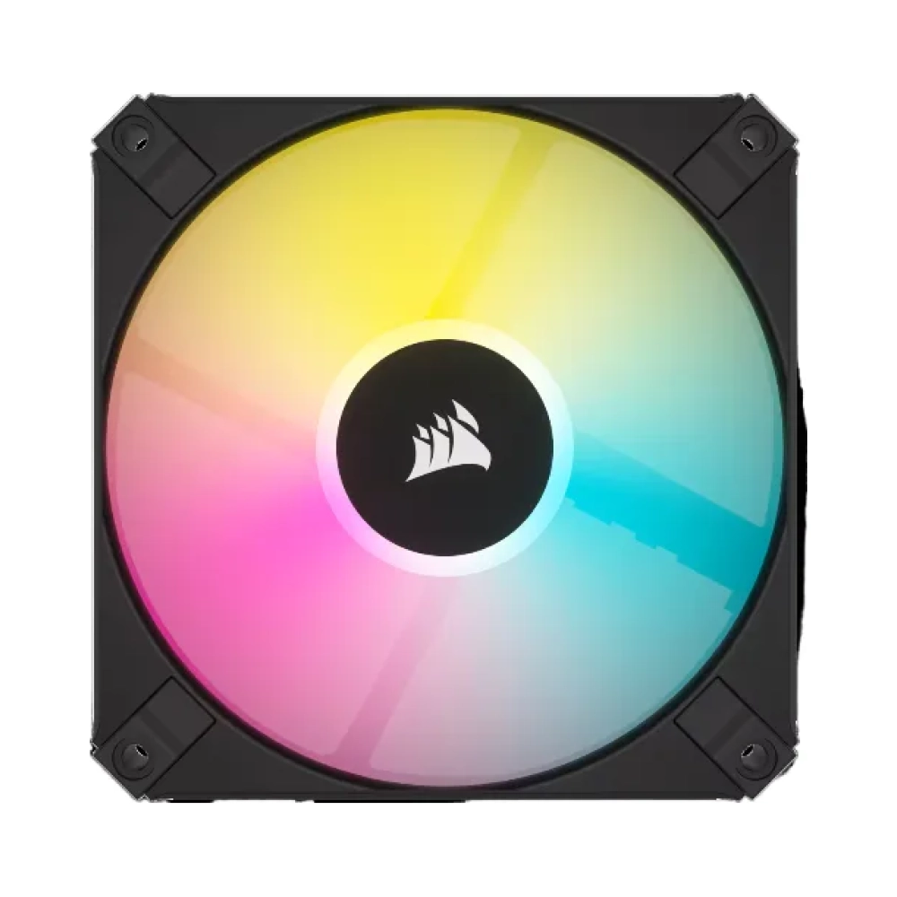 corsair icue af120 rgb slim 120mm pwm fluid dynamic bearing fan black