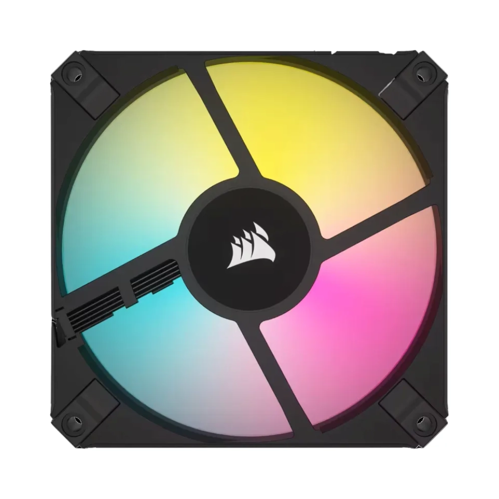 corsair icue af120 rgb slim 120mm pwm fluid dynamic bearing fan black