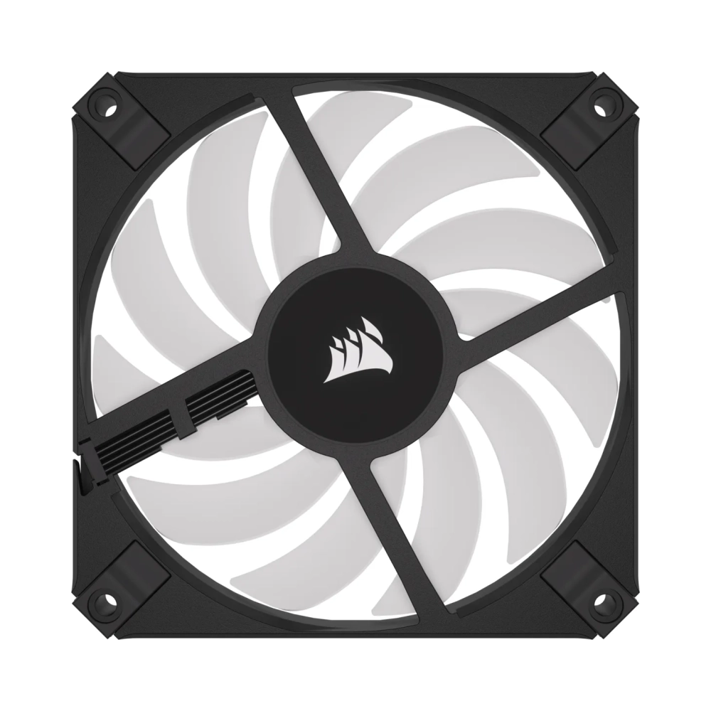 corsair icue af120 rgb slim 120mm pwm fluid dynamic bearing fan black