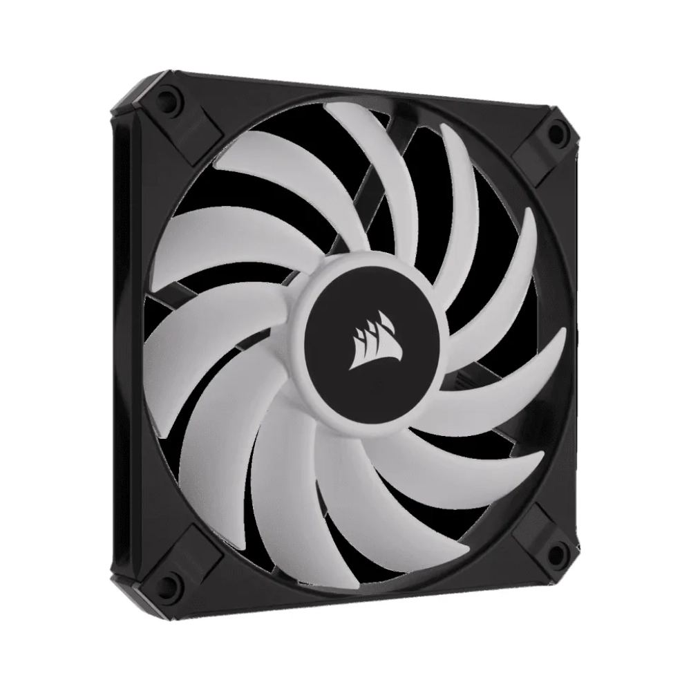 corsair icue af120 rgb slim 120mm pwm fluid dynamic bearing fan black