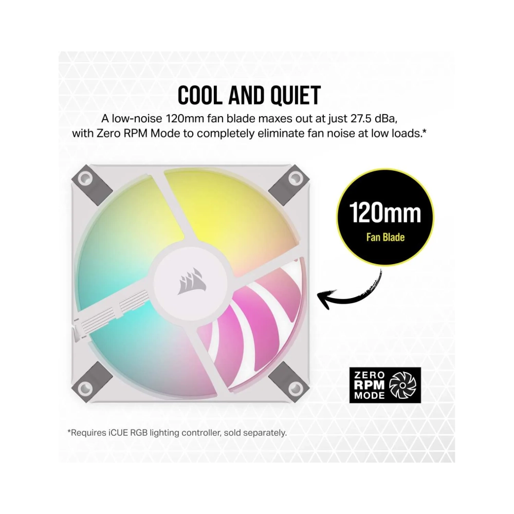 corsair co 9050164 ww fan 12 cm 600 rpm 2000 rpm 275 db 563 cfm
