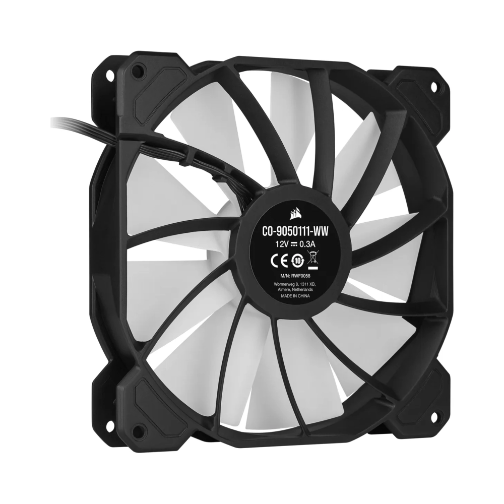 corsair sp140 rgb elite fan 14 cm 450 rpm 1200 rpm 18 db 681 cfm