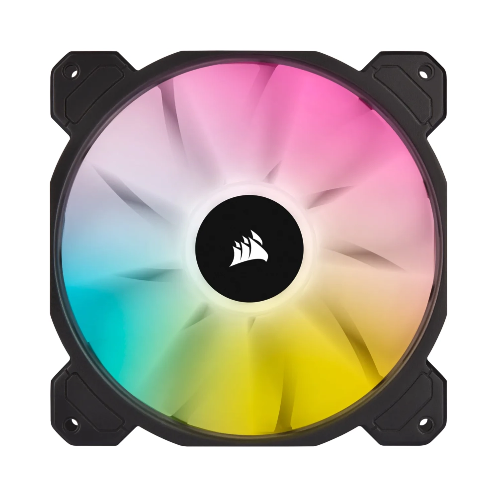 corsair sp140 rgb elite fan 14 cm 450 rpm 1200 rpm 18 db 681 cfm