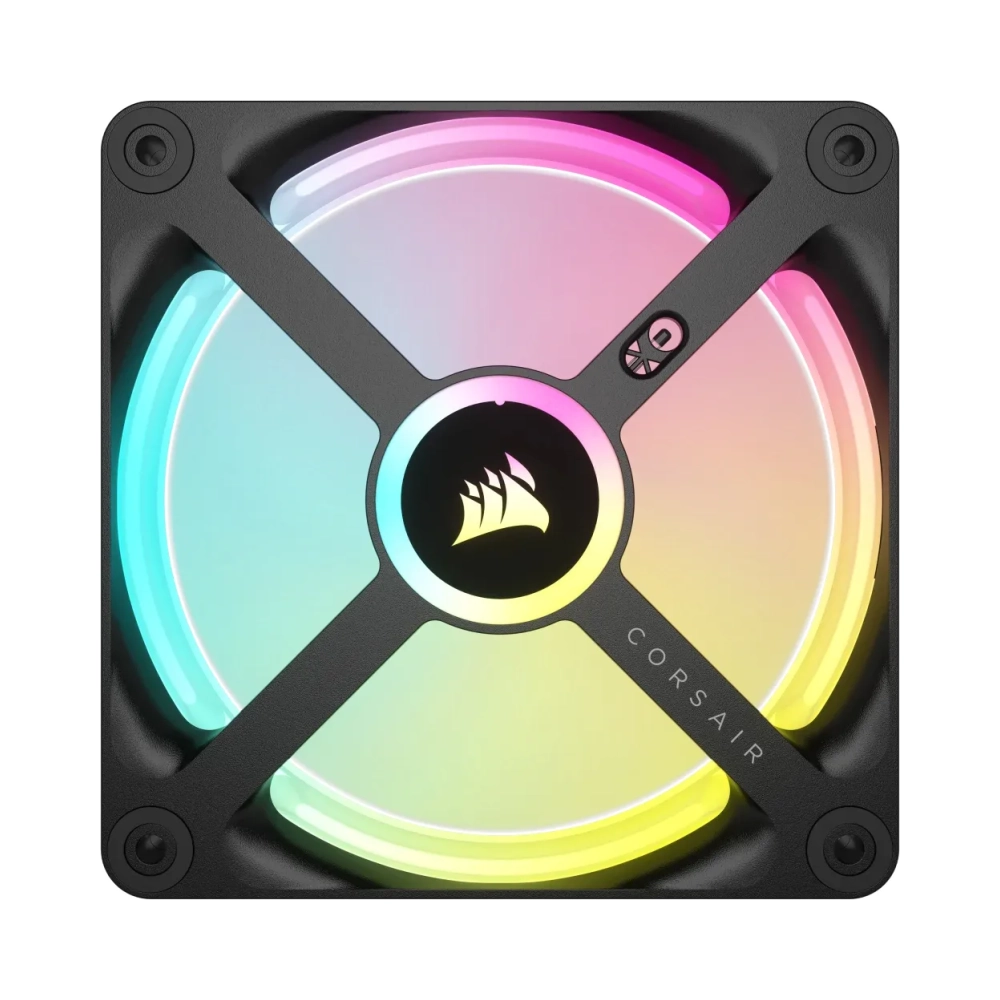 corsair air co 9051002 ww fan 12 cm 480 rpm 2400 rpm 631 cfm black white