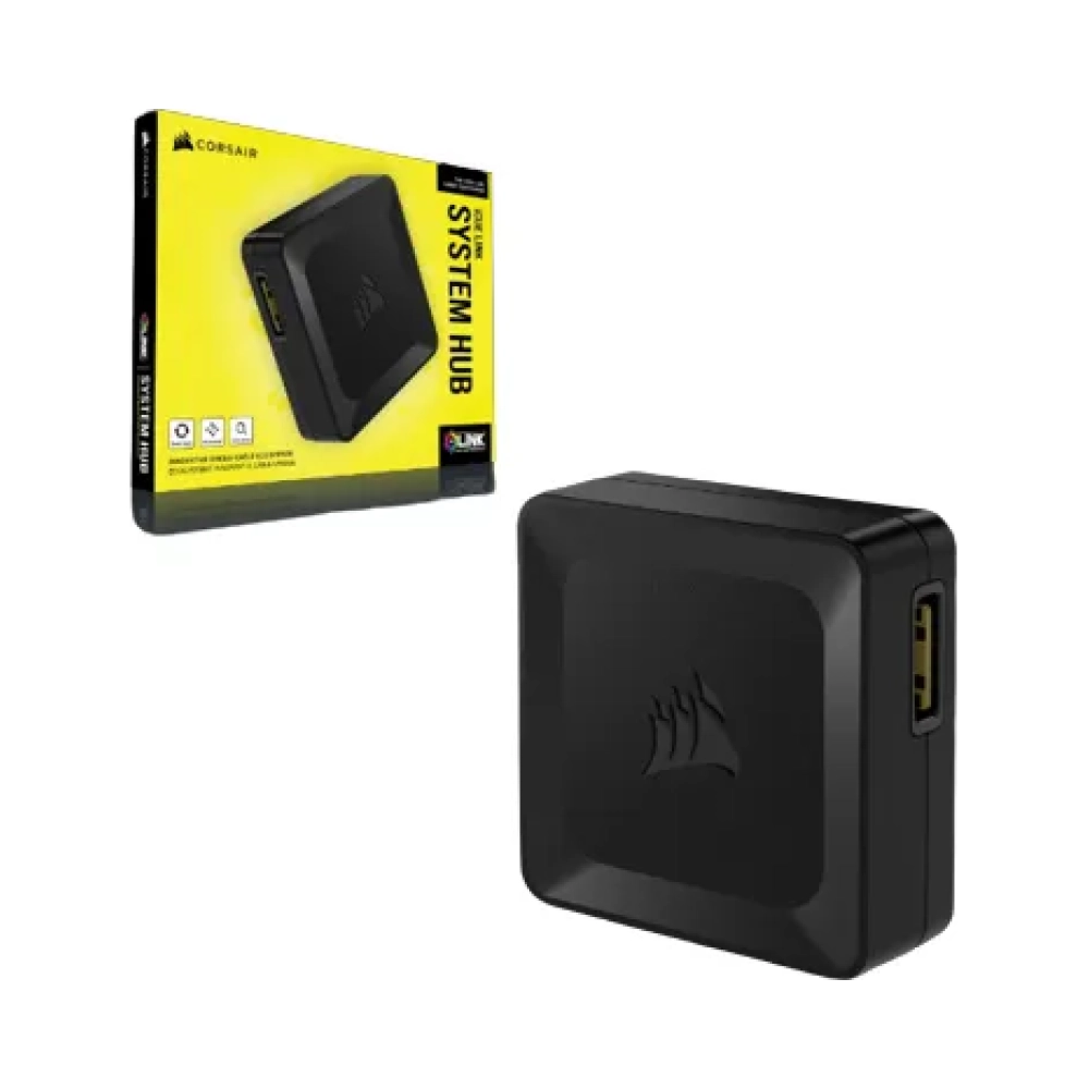 corsair icue link system hub fan controller black 1 pcs box