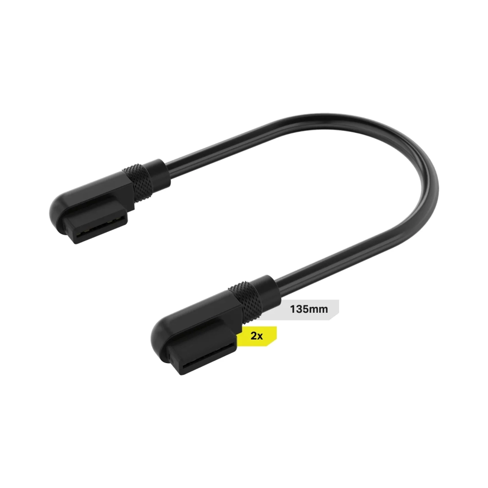 corsair icue link 0135 m angled angled 90 black 73 g