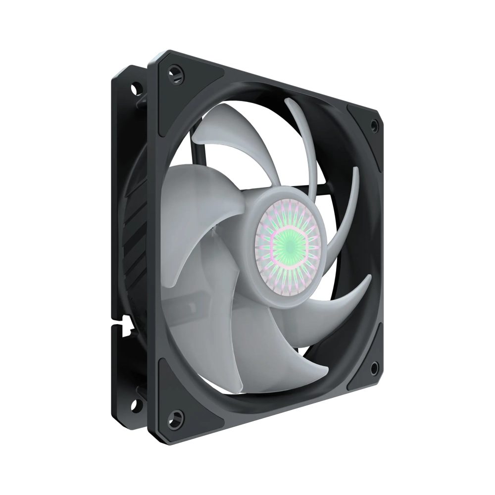 cooler master sickleflow 120 fan 12 cm 650 rpm 1800 rpm 27 db 62 cfm