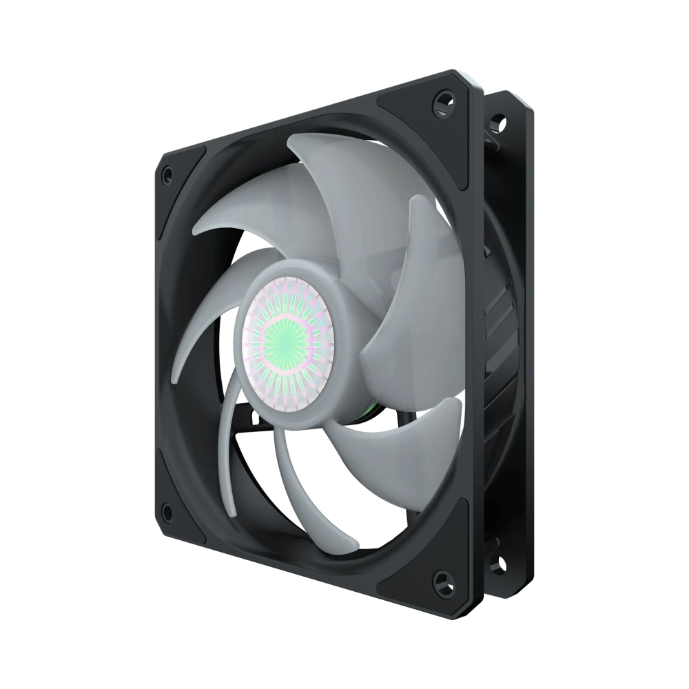 cooler master sickleflow 120 fan 12 cm 650 rpm 1800 rpm 27 db 62 cfm