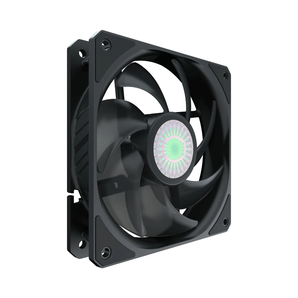 cooler master sickleflow 120 fan 12 cm 650 rpm 1800 rpm 27 db 62 cfm