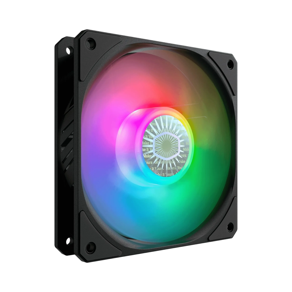 cooler master sickleflow 120 argb fan 12 cm 650 rpm 1800 rpm 27 db 62 cfm