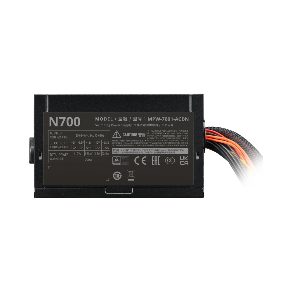 cooler master elite nex 230v 700 700 w 200 240 v 47 63 hz 5 a active 110 w