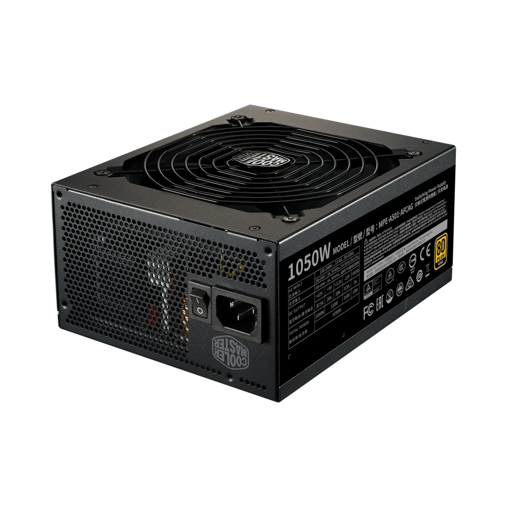 cooler master mwe gold 1050 v2 full modular 1050 w 90 264 v 47 63 hz 6 13 a active 120 w