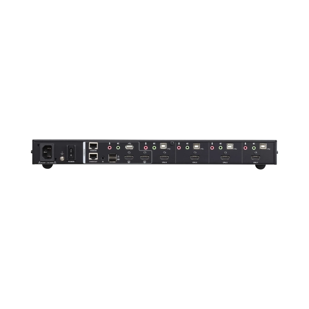 aten cm1284 4096 x 2160 pixels ethernet lan 4k ultra hd rack mounting black