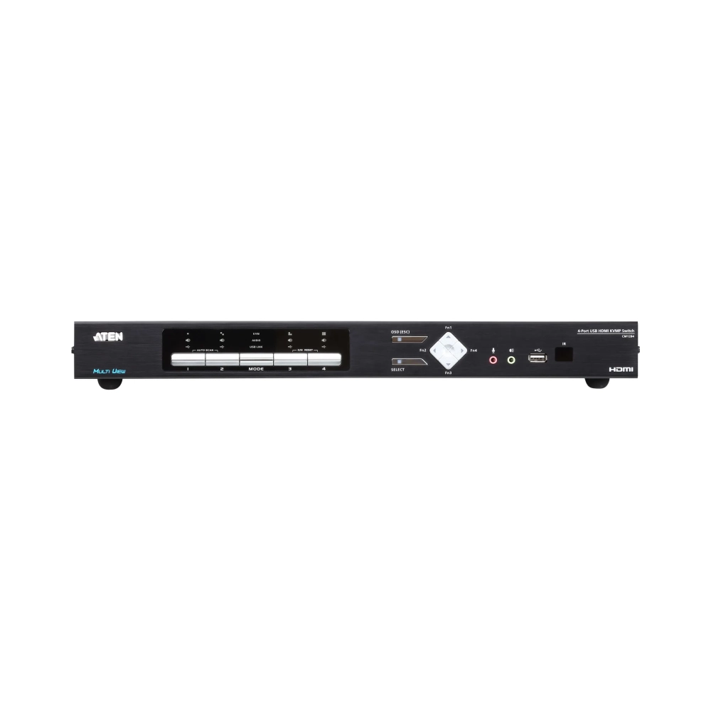 aten cm1284 4096 x 2160 pixels ethernet lan 4k ultra hd rack mounting black