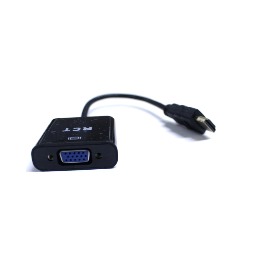 rct hdmi to vga adaptor black