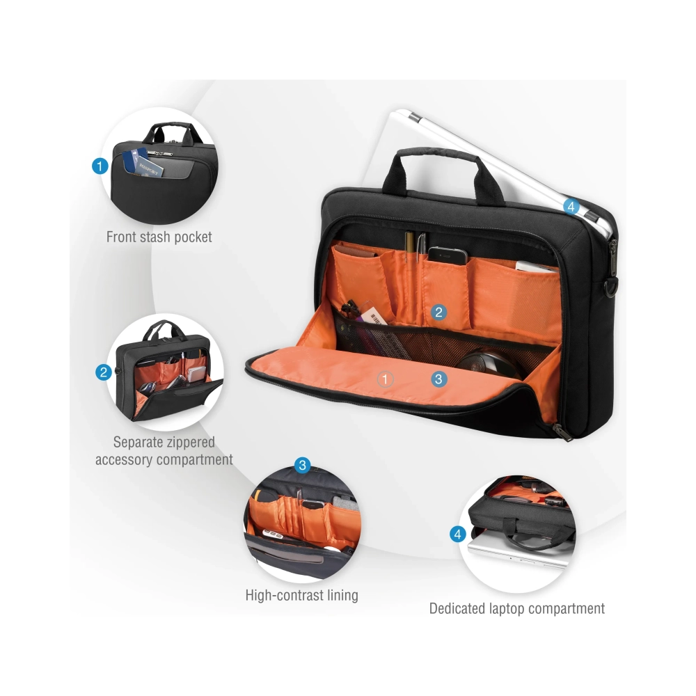 everki advance 16 briefcase 483 cm 19 700 g charcoal