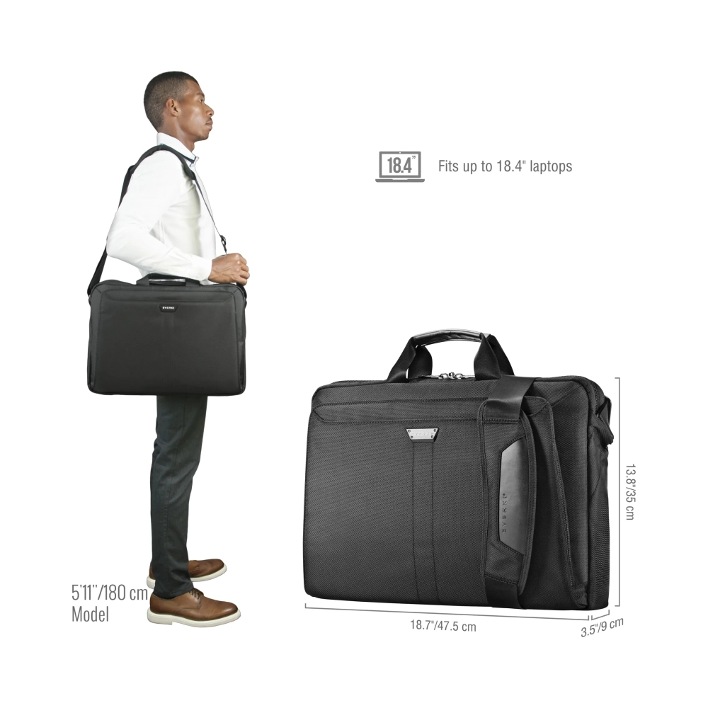 everki lunar 184 briefcase 467 cm 184 116 kg black