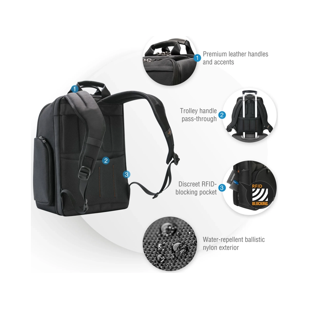 everki onyx backpack 396 cm 156 shoulder strap 16 kg black