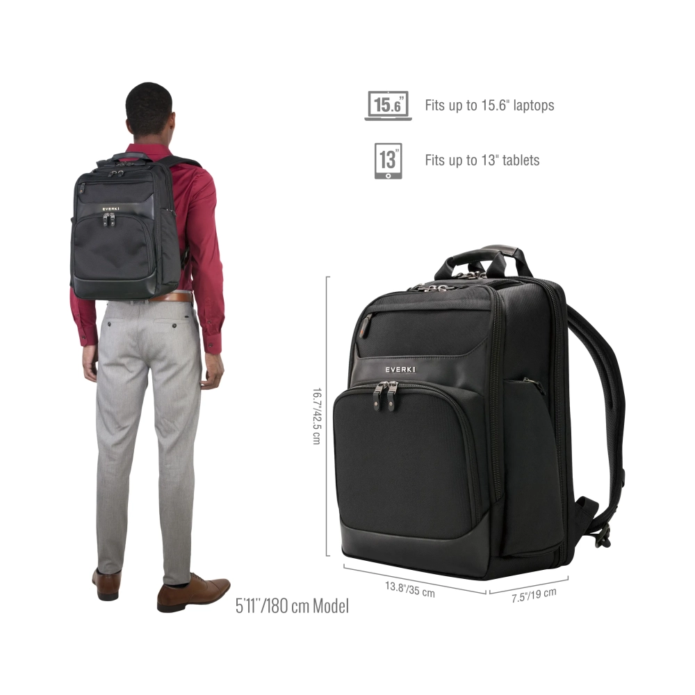 everki onyx backpack 396 cm 156 shoulder strap 16 kg black