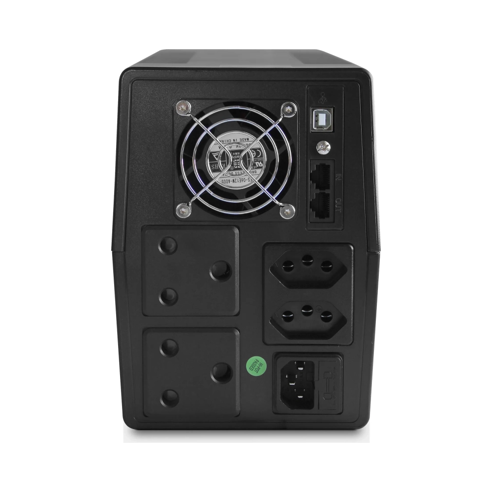 rct 2000vas line interactive ups 1200w led display 1 x usb comm portplus 2x sa wall socket