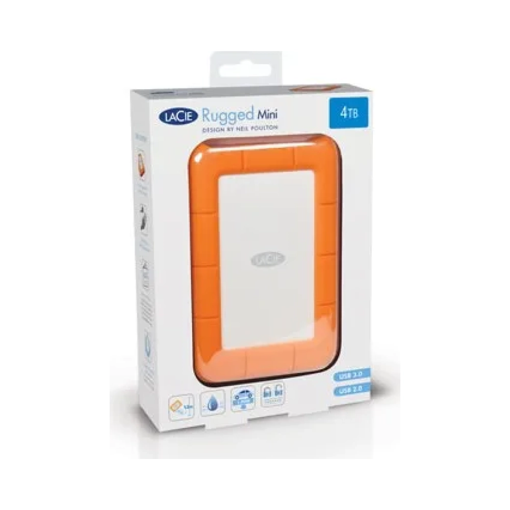 lacie rugged mini 4000 gb 32 gen 1 31 gen 1 5400 rpm orange