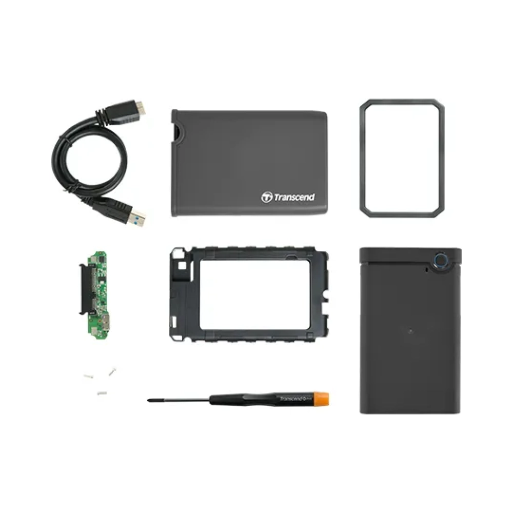 transcend ts0gsj25ck3 hddssd enclosure 25 serial ata iii usb connectivity green