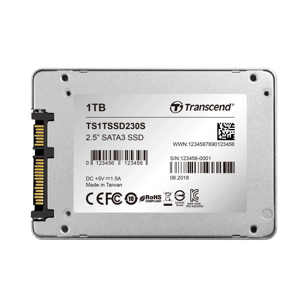 transcend ssd230s 1tb 1000 gb 25 560 mbs 6 gbits