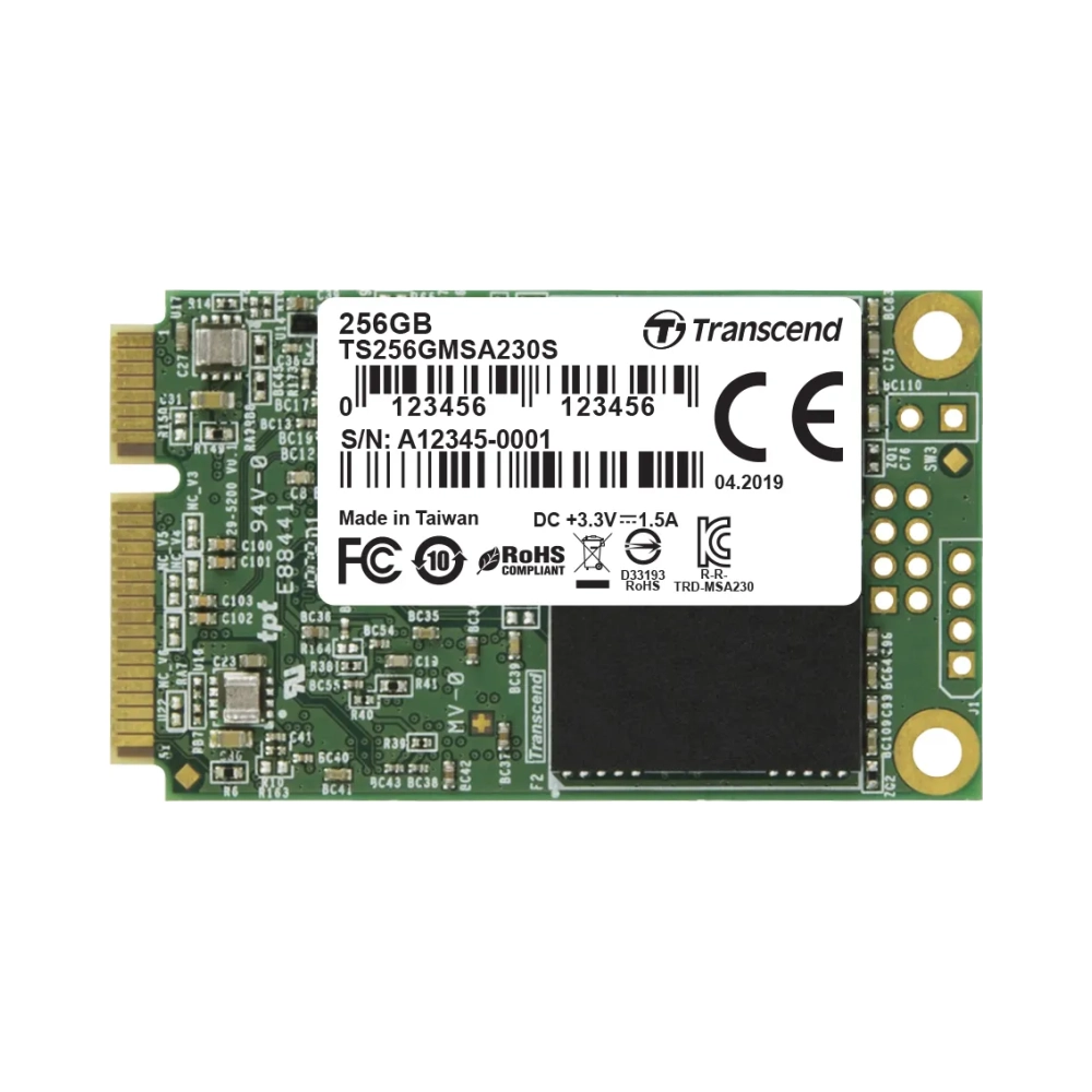 transcend msata 230s 256gb 256 gb msata 530 mbs 6 gbits