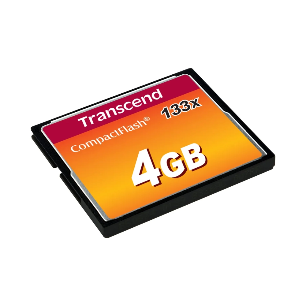 transcend ts4gcf133 4 gb compactflash mlc 50 mbs 20 mbs black