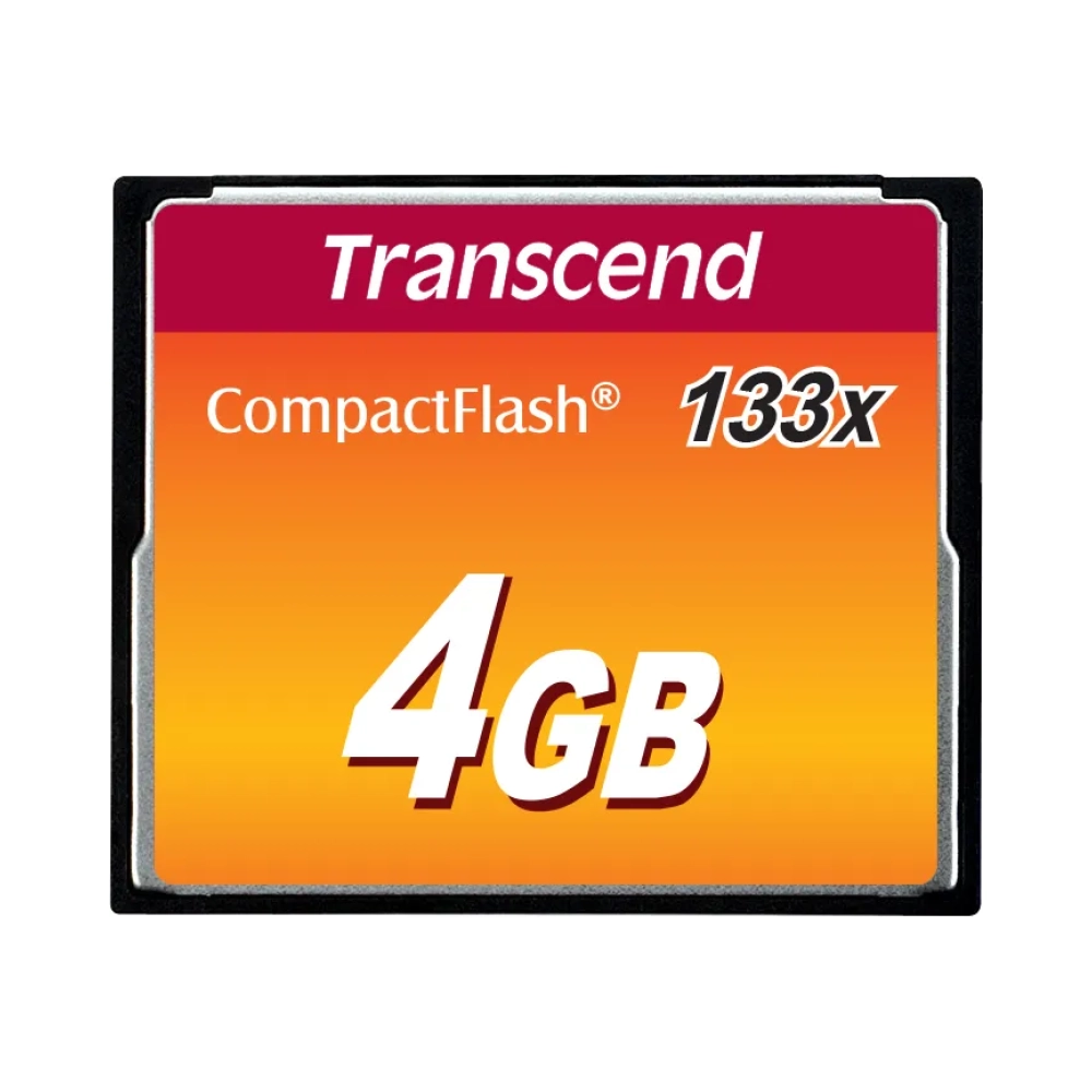 transcend ts4gcf133 4 gb compactflash mlc 50 mbs 20 mbs black