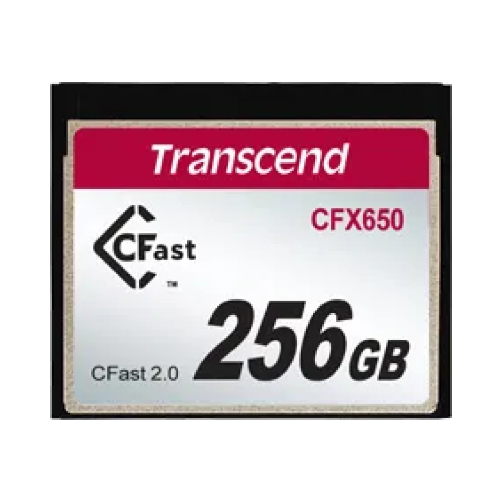 transcend cfast 20 cfx650 256gb 256 gb cfast 20 mlc 510 mbs 370 mbs black