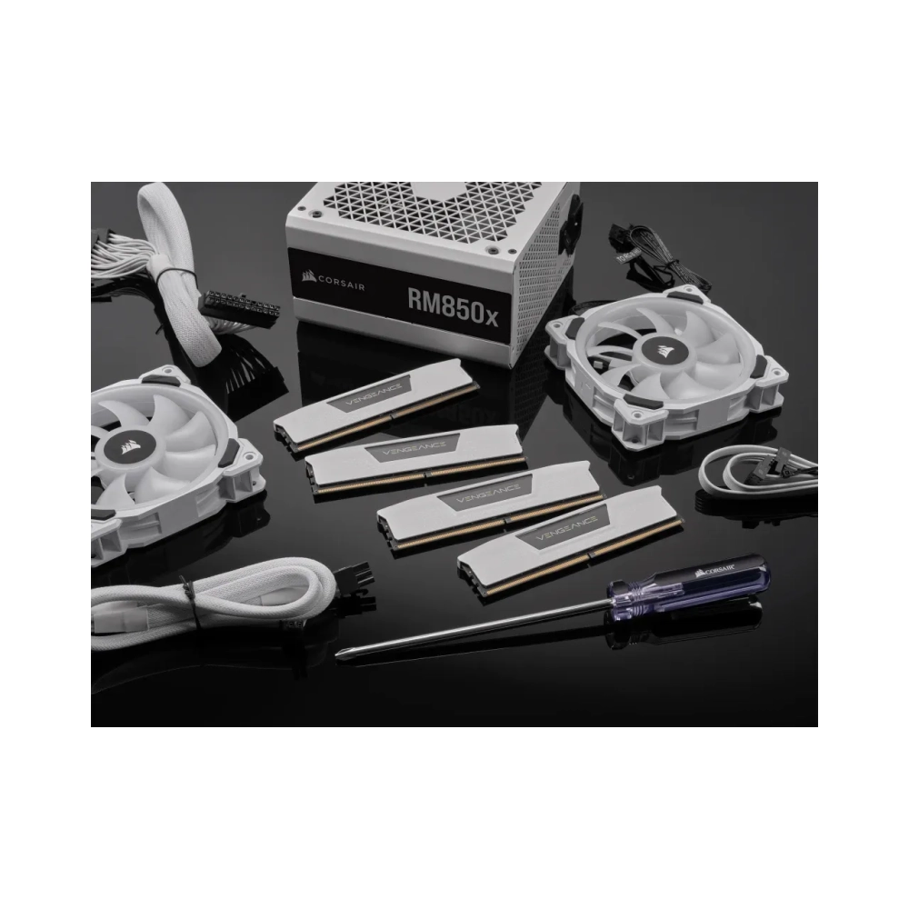 corsair vengeance 32 gb 2 x 16 gb ddr5 6000 mhz 288 pin dimm white