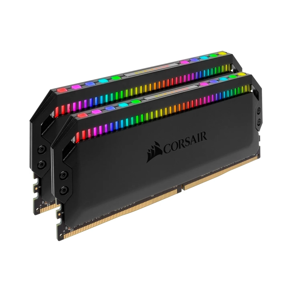 corsair dominator platinum rgb 16gb 2 x 8gb ddr4 dram 3600mhz c16 memory kit 18 19 19 39 135v black