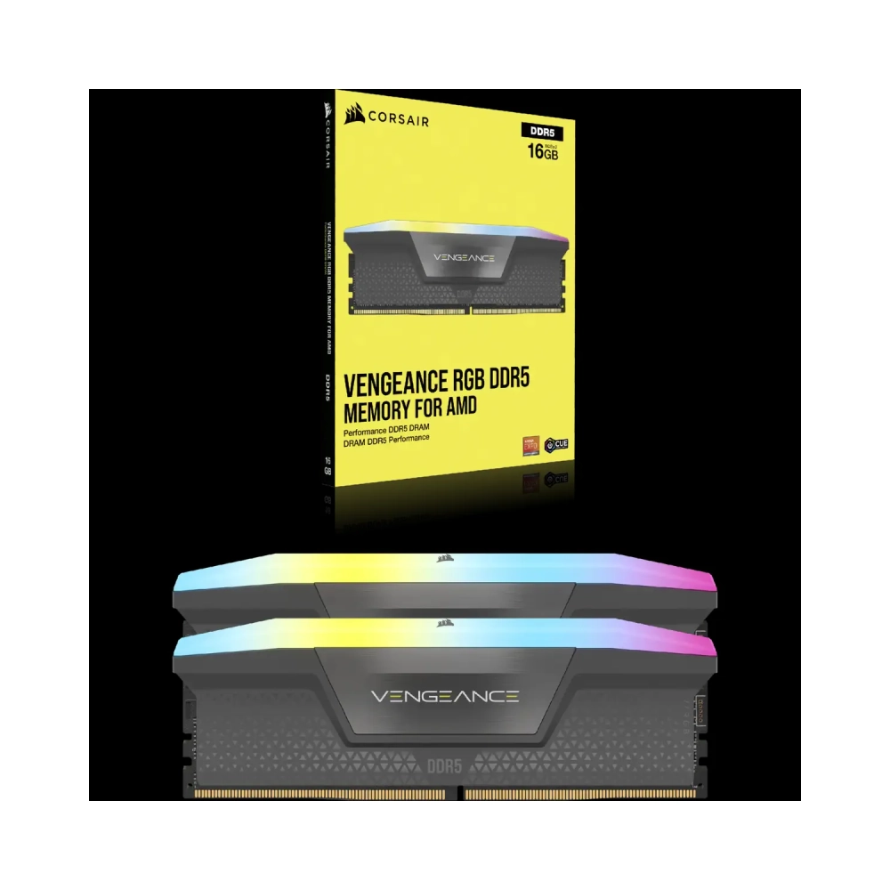 corsair vengeance rgb cmh32gx5m2b5200z40k 32 gb 2 x 16 gb ddr5 5200 mhz 288 pin dimm