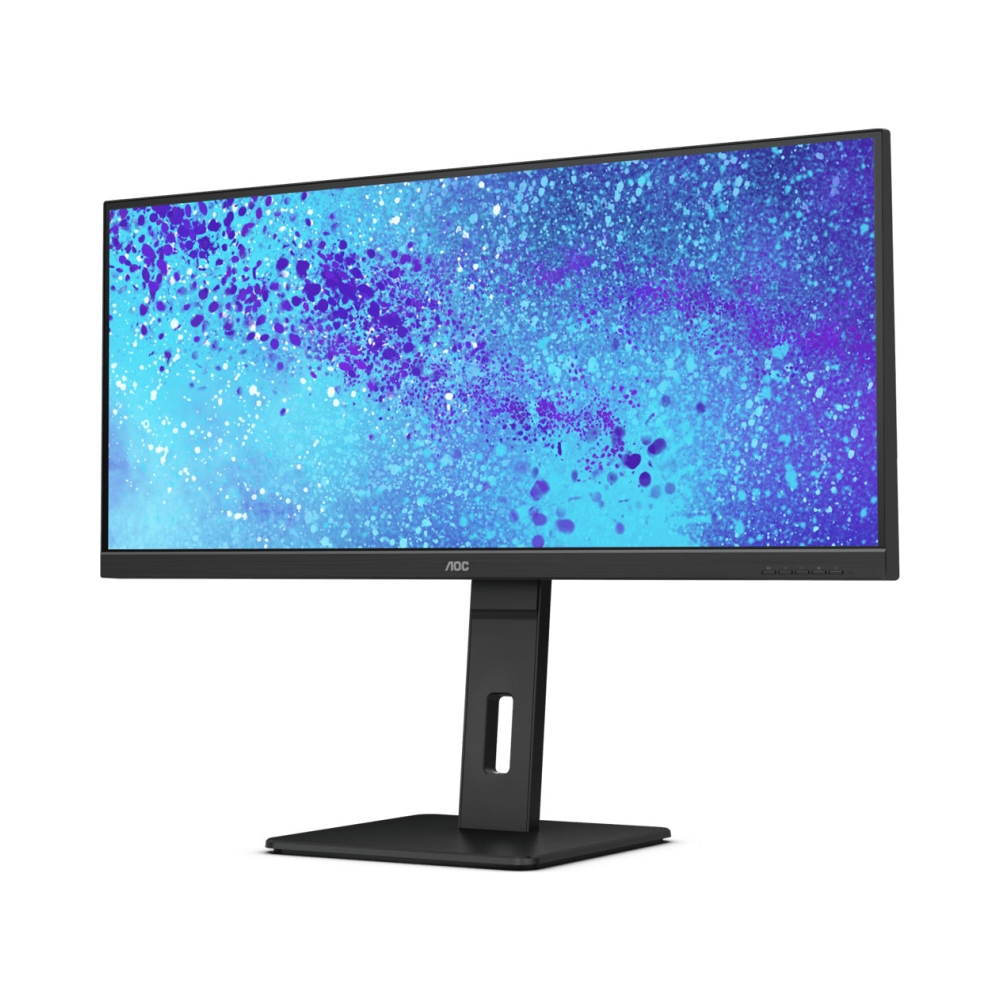 aoc q34p2 monitor 34 inch va wfhd 2560x1080 hdmi dp vesa has flicker free low blue mod