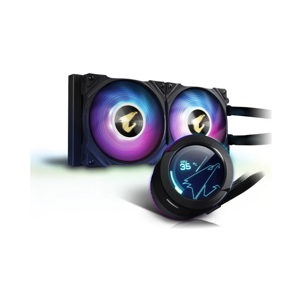 240mm radiator aorus liquid cooler 240 with lcd display support mp4gifjpg 682060 x 60mm full