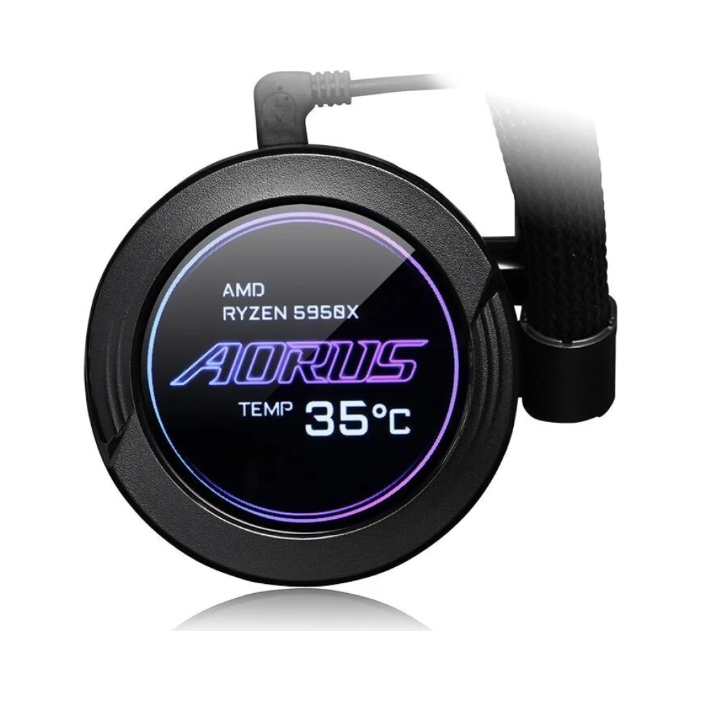 240mm radiator aorus liquid cooler 240 with lcd display support mp4gifjpg 682060 x 60mm full