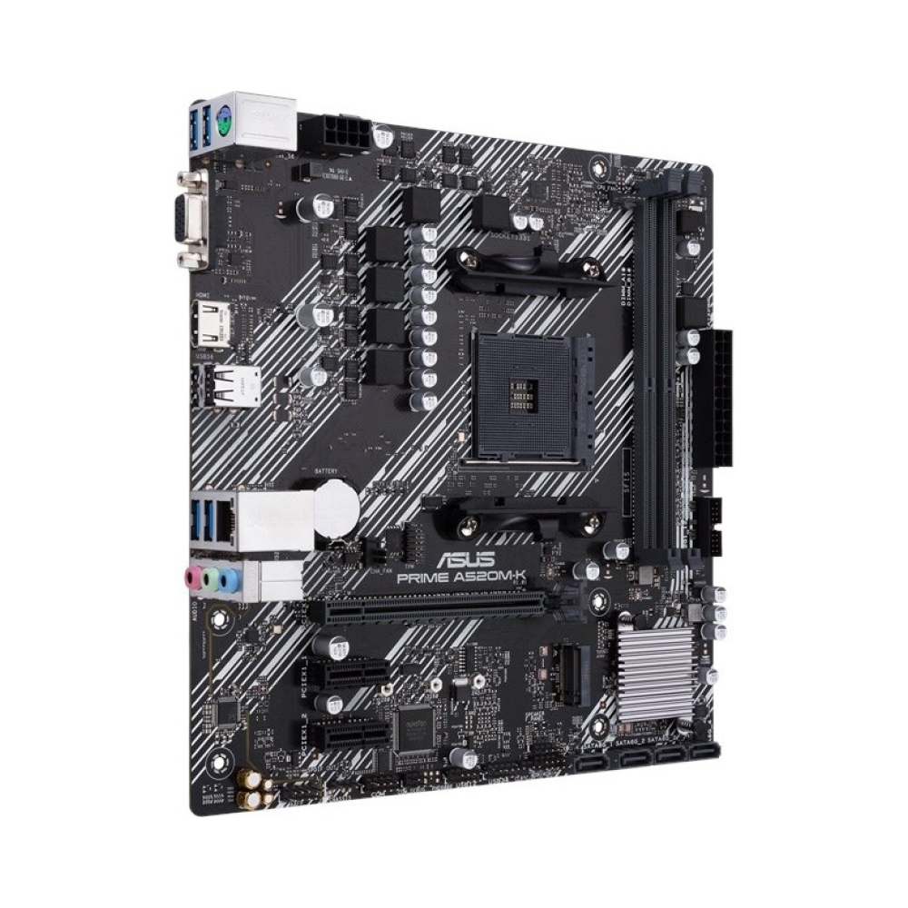 matx a520 chipset asus prime a520m k build in amd am4 socket processors memory 2 x dimm max