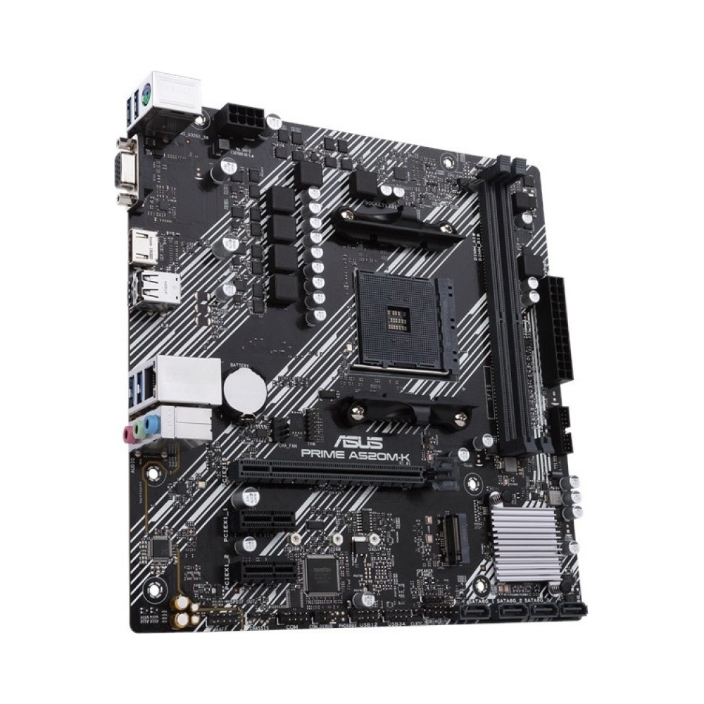 matx a520 chipset asus prime a520m k build in amd am4 socket processors memory 2 x dimm max