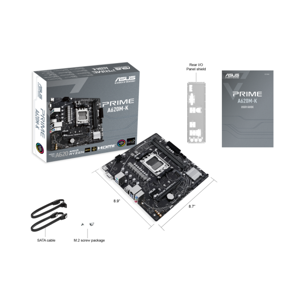matx a620 chipset amd socket am5 for amd ryzen8482 7000 series desktop processors memory 2 x