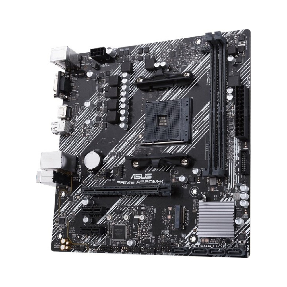 matx a520 chipset asus prime a520m k build in amd am4 socket processors memory 2 x dimm max